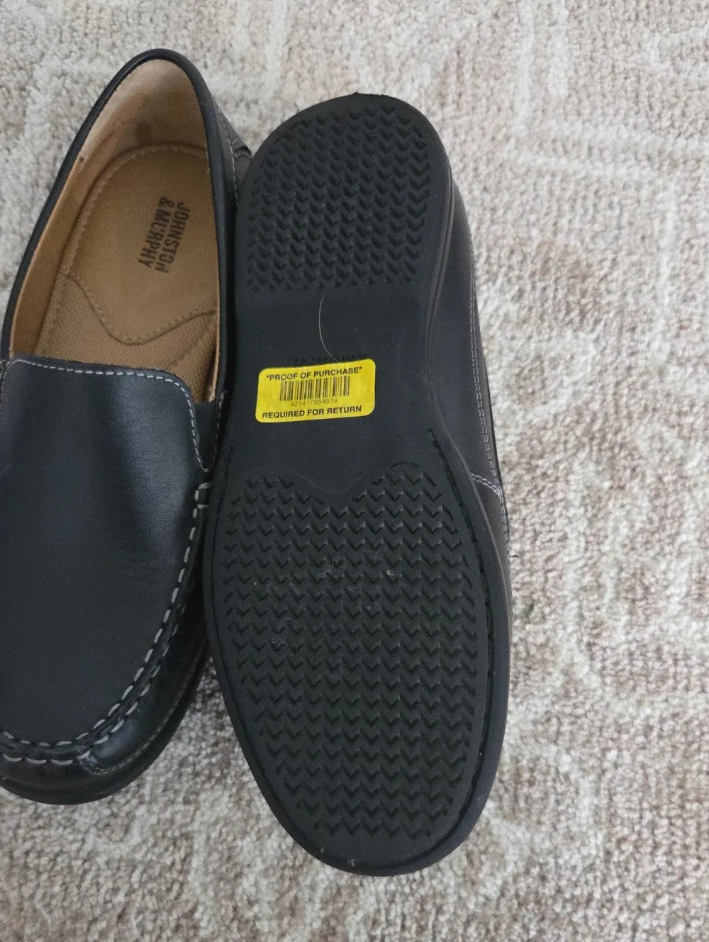 Johnston & Murphy Kids' Locklin Venetian Loafer. Brand new, never worn.